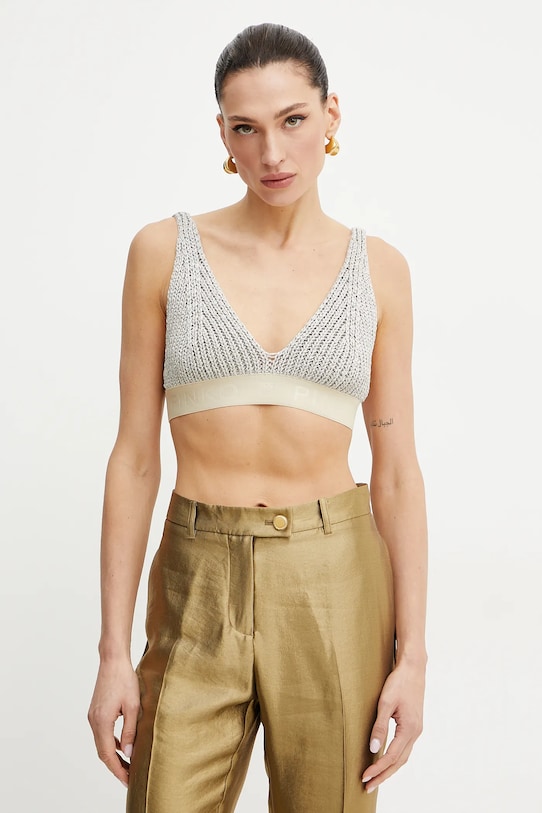 Pinko top pozostałe szary 105178.A2LN