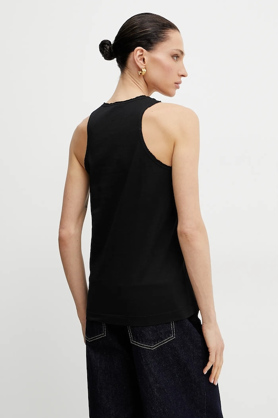 Odzież Pinko top bawełniany 105269.A2ME czarny