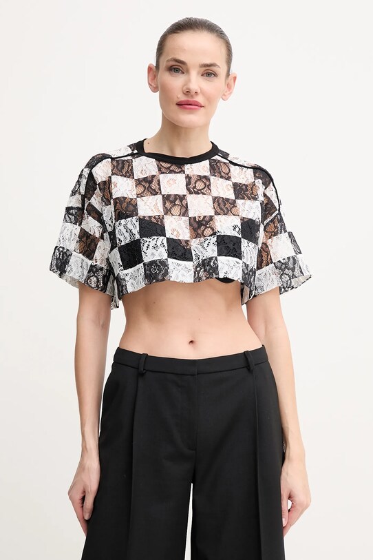 Блузка Pinko узор чёрный 105294.A2MF