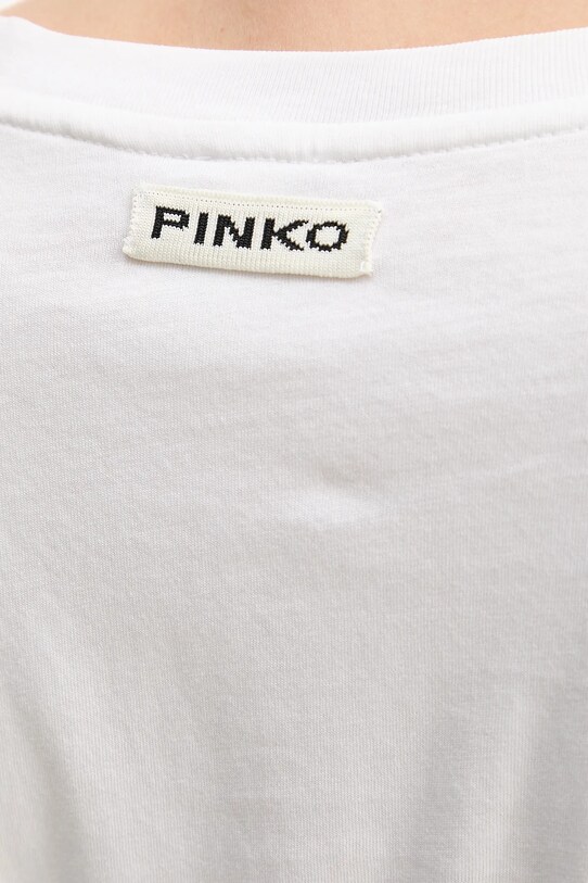 Bavlněné tričko Pinko 105145.A2LT bílá