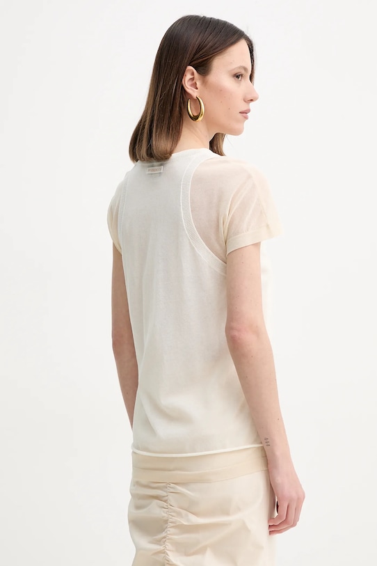 Îmbrăcăminte Pinko tricou 105152.A2LS bej