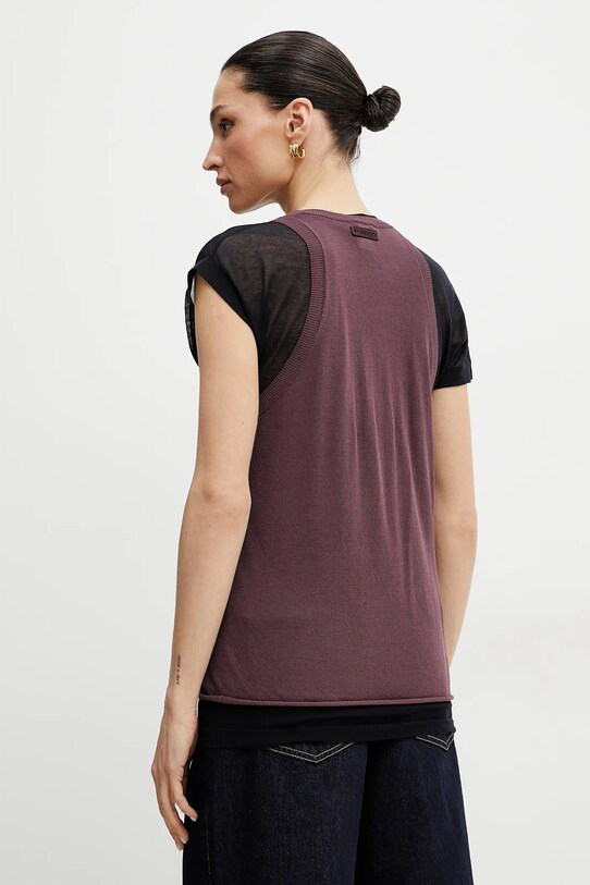 Odzież Pinko t-shirt 105152.A2LS fioletowy