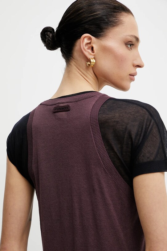 Pinko t-shirt fioletowy 105152.A2LS