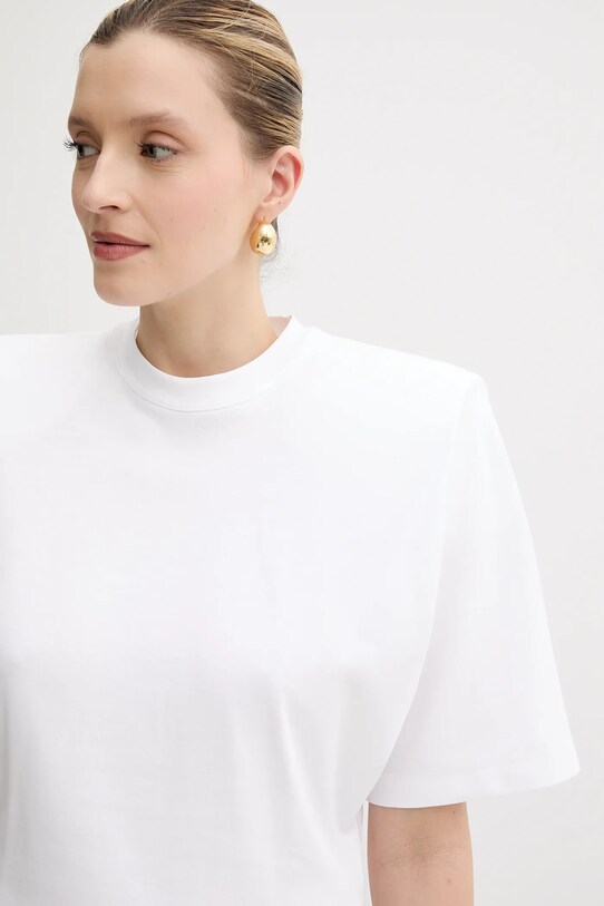 Бавовняна футболка Pinko білий 105217.A2M2