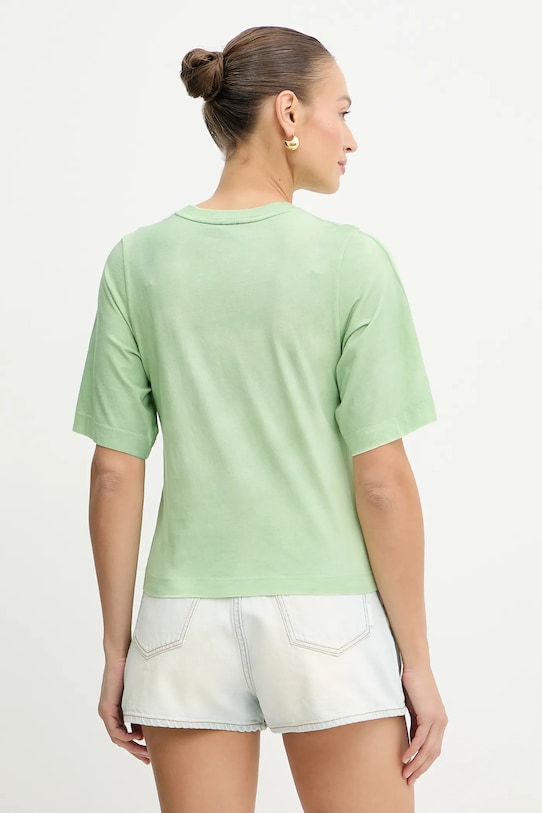 Odzież Pinko t-shirt bawełniany REIMAGINE by Patrick Mcdowell 105086.A2K0 zielony