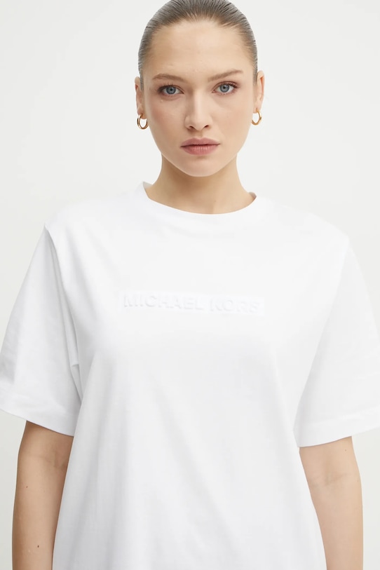 MICHAEL Michael Kors tricou din bumbac alb MR551QA1V2