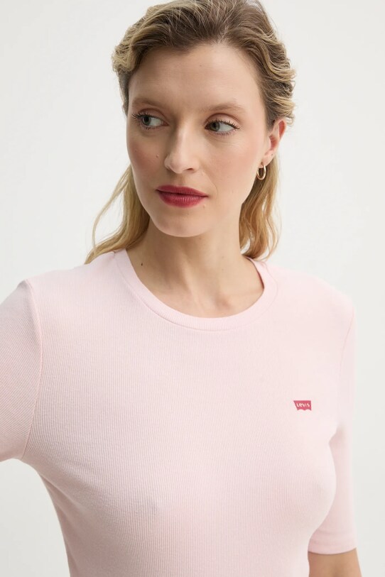 Tričko Levi's LUCA SLIM TEE ružová A3388
