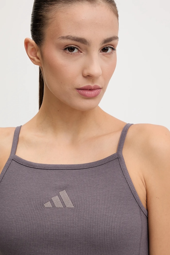 Top adidas ALL SZN RIB fialová JJ1223