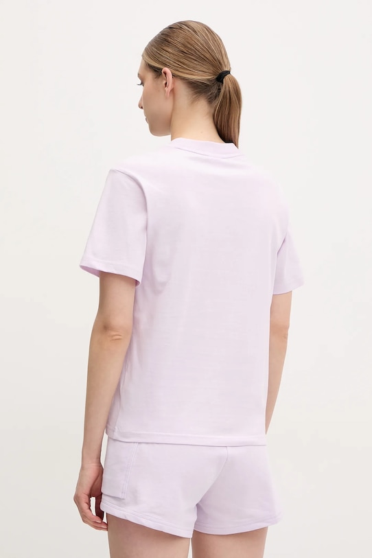 Odzież adidas t-shirt bawełniany Essentials JI6078 fioletowy