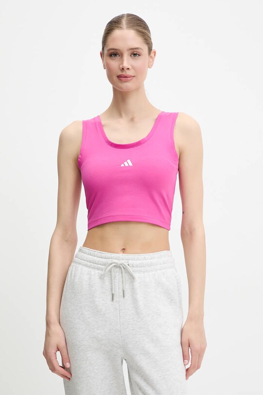Топ adidas Essentials вталена розов JP4792