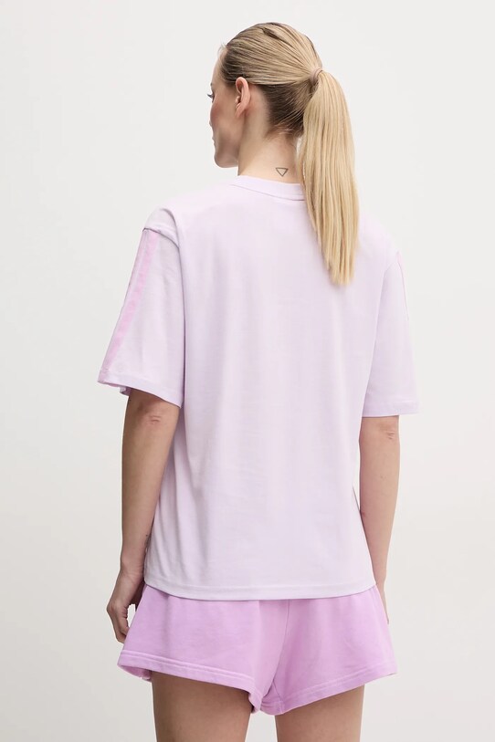 Îmbrăcăminte adidas tricou din bumbac Essentials JE1220 violet