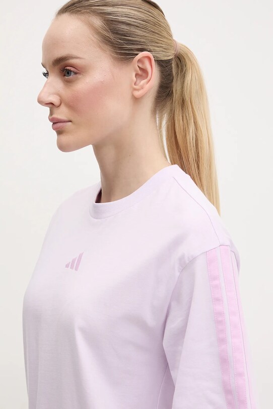 adidas tricou din bumbac Essentials violet JE1220