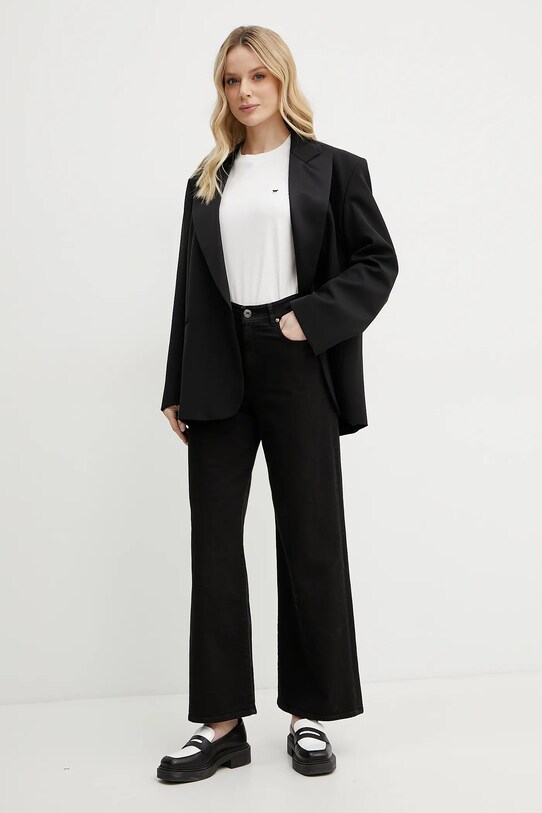 Памучна тениска Weekend Max Mara 2515971031600 бял SS25