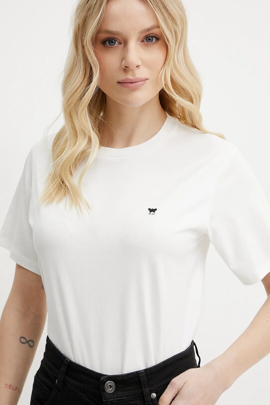 Памучна тениска Weekend Max Mara бял 2515971031600