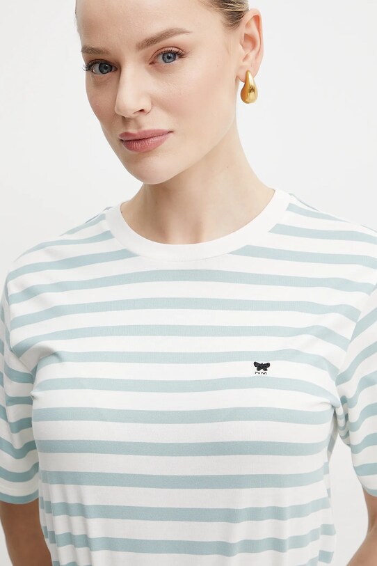 Bavlněné tričko Weekend Max Mara zelená 2515971031600