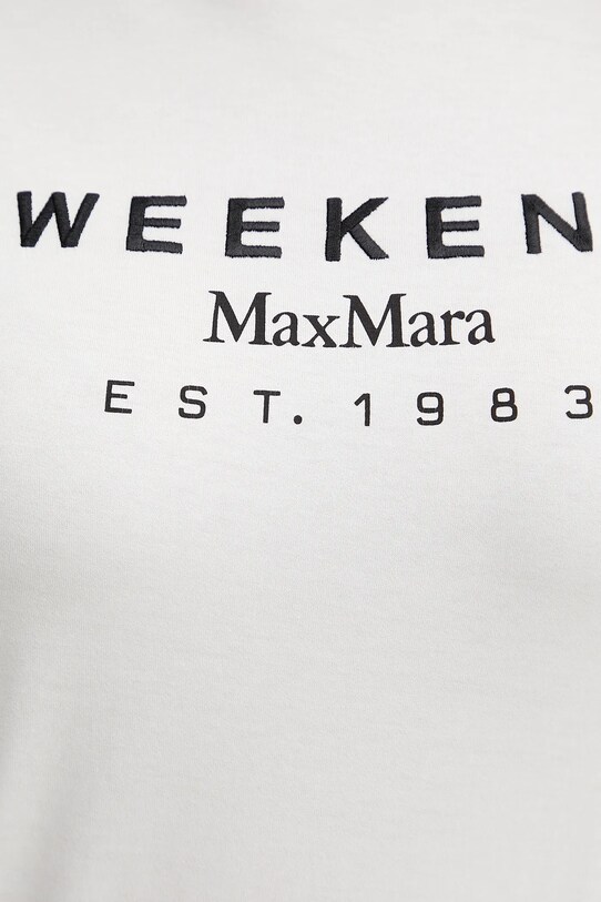 Weekend Max Mara t-shirt bawełniany 2515971041600 biały