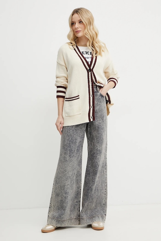 Bombažna kratka majica Weekend Max Mara 2515971051600 bela SS25