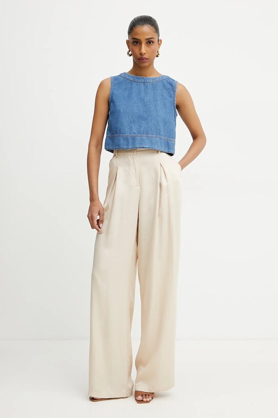 Weekend Max Mara bluza subtire de blugi 2515161016600 albastru SS25
