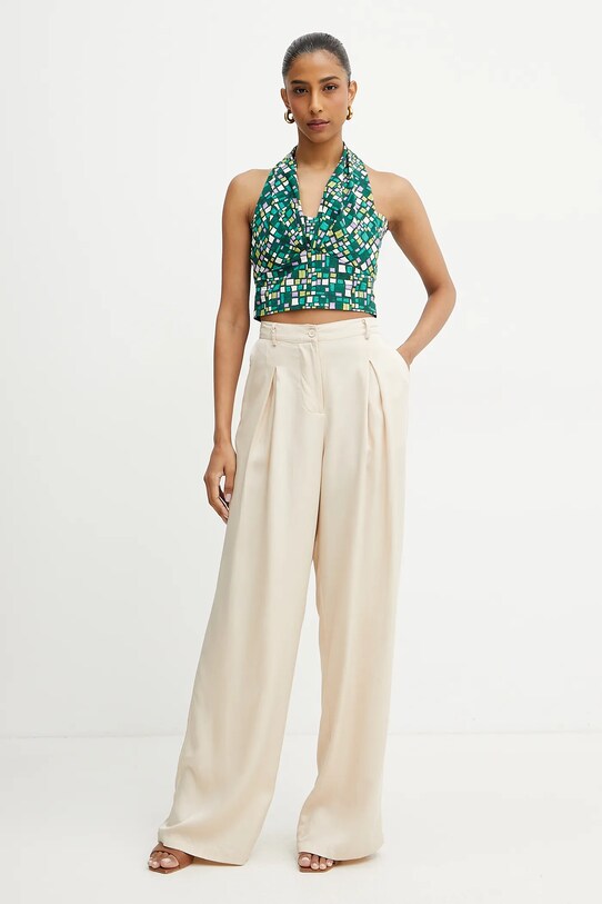 Weekend Max Mara bluzka 2515161026600 zielony SS25