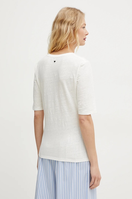 Oblečení Plátěné tričko Weekend Max Mara 2515941012600 bílá