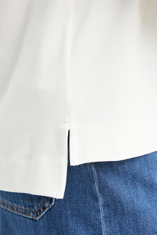 Βαμβακερό μπλουζάκι Weekend Max Mara 2515941042600 λευκό