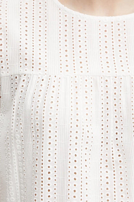 Βαμβακερή μπλούζα Weekend Max Mara 2515941072600 λευκό