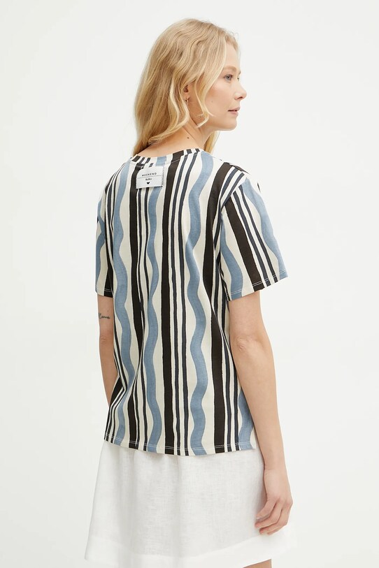 Ρούχα Βαμβακερό μπλουζάκι Weekend Max Mara 2515971012600 πολύχρωμο