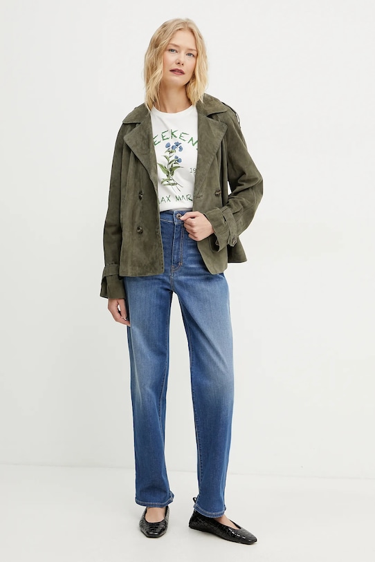 Weekend Max Mara pamut póló 2515971052600 fehér SS25