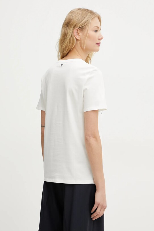 Одежда Хлопковая футболка Weekend Max Mara 2515971052600 бежевый