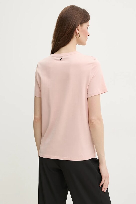 Oblečenie Bavlnené tričko Weekend Max Mara 2515971052600 ružová
