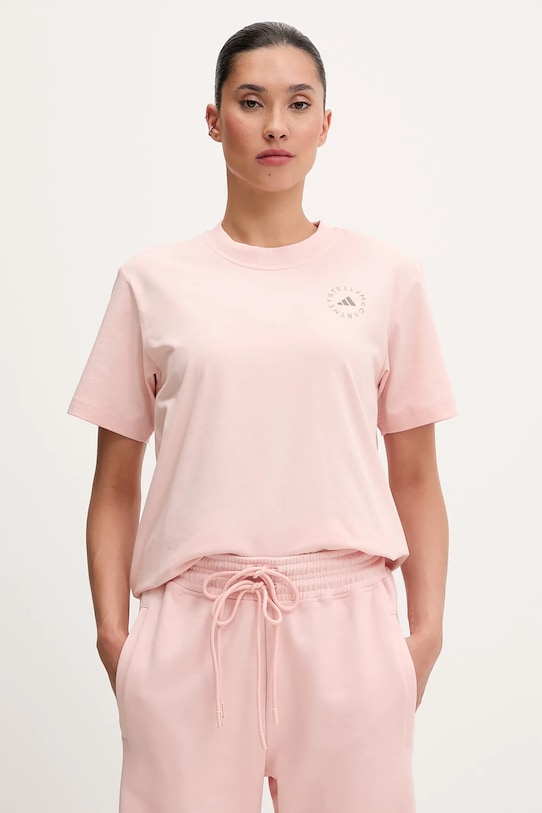 adidas by Stella McCartney t-shirt regular pomarańczowy JI5163