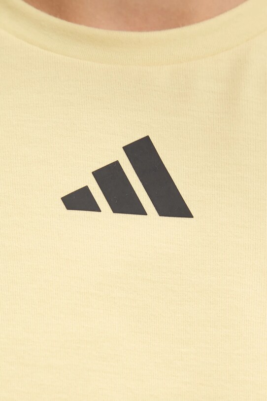 Топ для тренувань adidas Performance 3 Stripes JG6182 жовтий