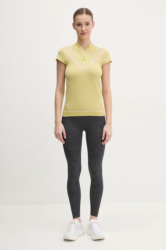 Tréninkové tričko adidas by Stella McCartney TrueNature JG1010 zelená SS25