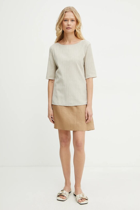 Max Mara Leisure camicetta 2516941028600 beige SS25