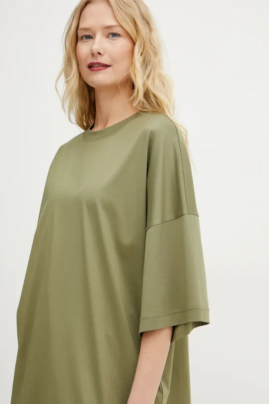 Max Mara Leisure t-shirt bawełniany zielony 2516971018600