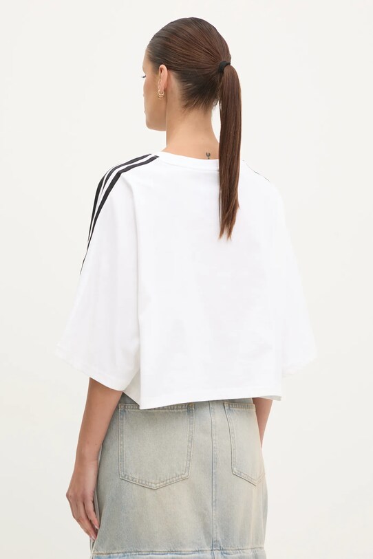 Îmbrăcăminte adidas Originals tricou din bumbac BOXY TEE JY8886 alb