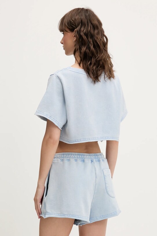 Odzież Moschino Jeans t-shirt bawełniany 1708.3730 niebieski