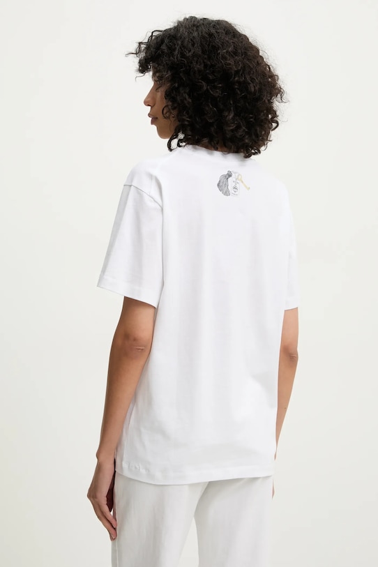 Îmbrăcăminte Moschino Jeans tricou din bumbac 0711.3732 alb