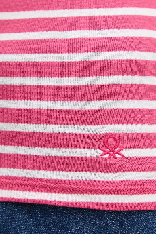 Bombažen top United Colors of Benetton 30YSDH010 roza