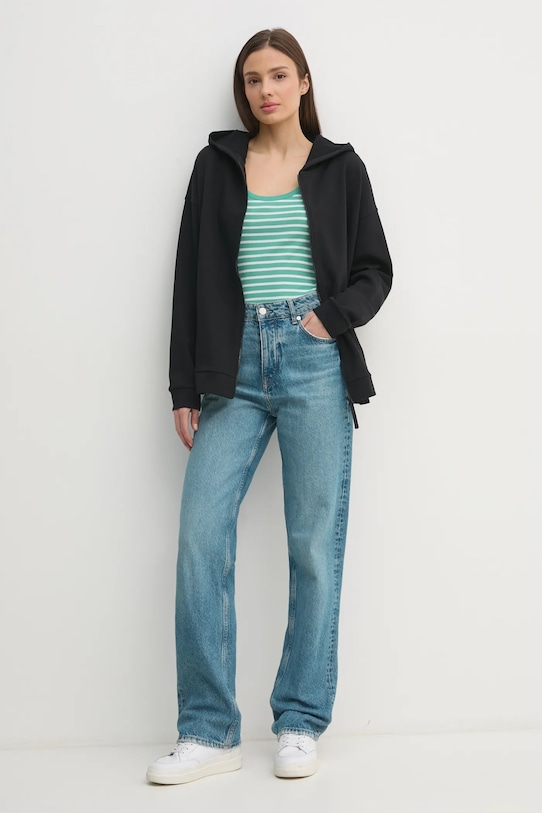 United Colors of Benetton top bawełniany 30YSDH010 turkusowy SS25