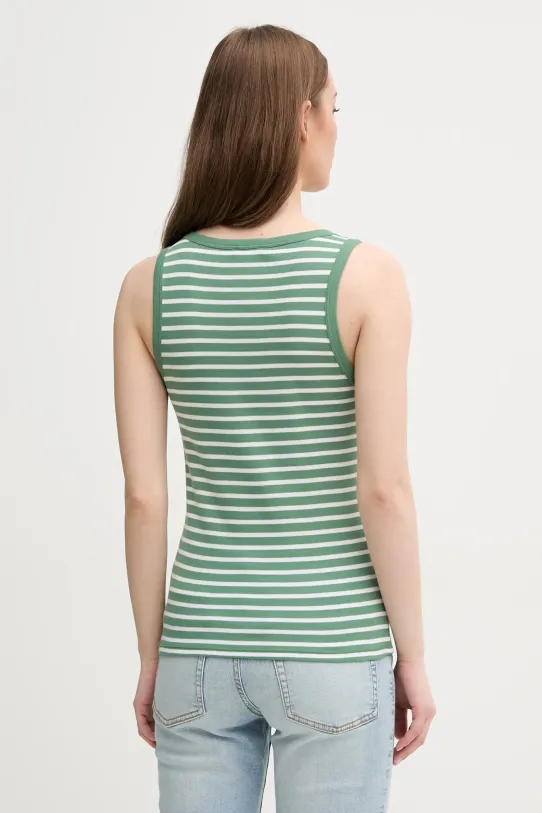 Odzież United Colors of Benetton top bawełniany 30YSDH010 zielony