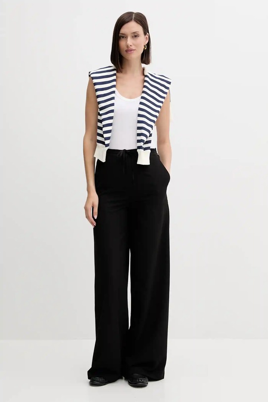 Βαμβακερό τοπ United Colors of Benetton 3GA2DH010 λευκό AW25