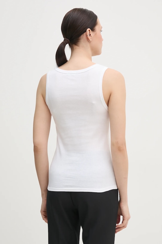 Oblečenie Bavlnený top United Colors of Benetton 3GA2DH010 biela