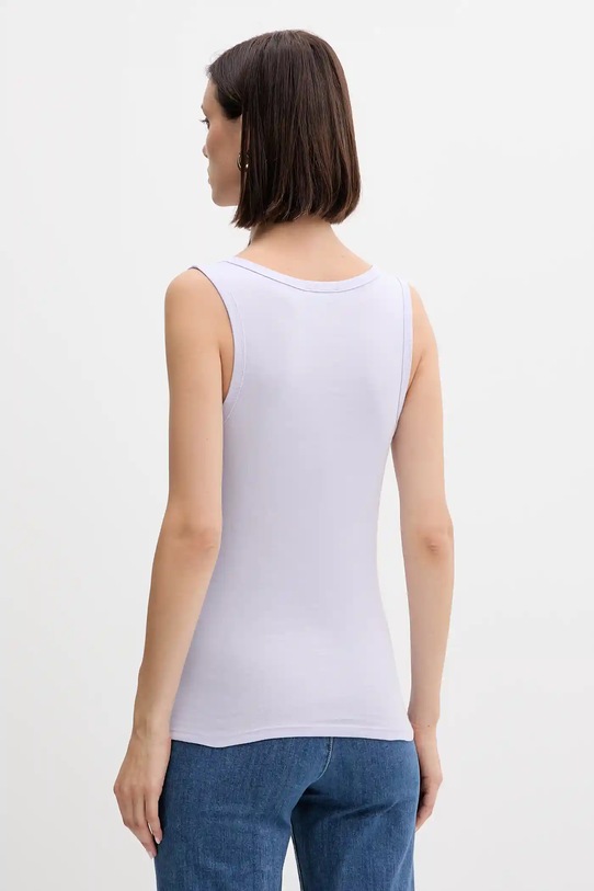 Бавовняний топ United Colors of Benetton 3GA2DH010 фіолетовий AW25