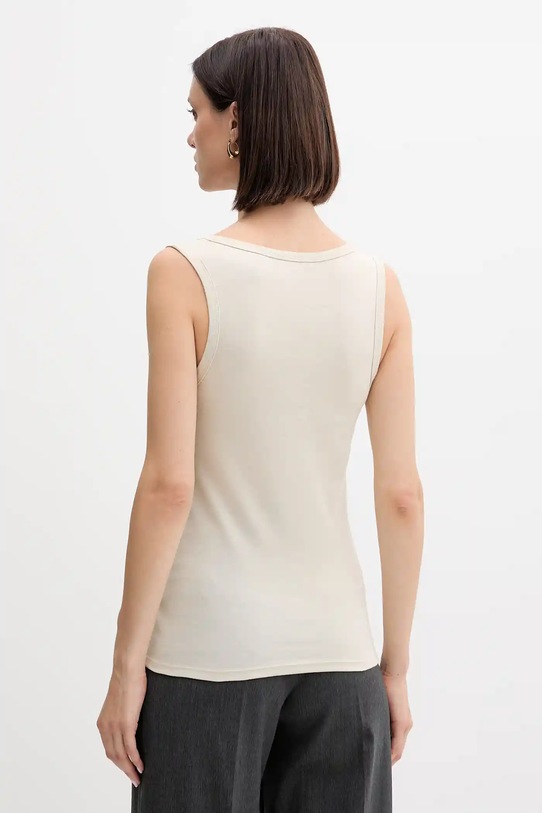 Хлопковый топ United Colors of Benetton 3GA2DH010 бежевый AW25