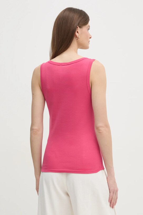 Oblečenie Bavlnený top United Colors of Benetton 3GA2DH010 ružová