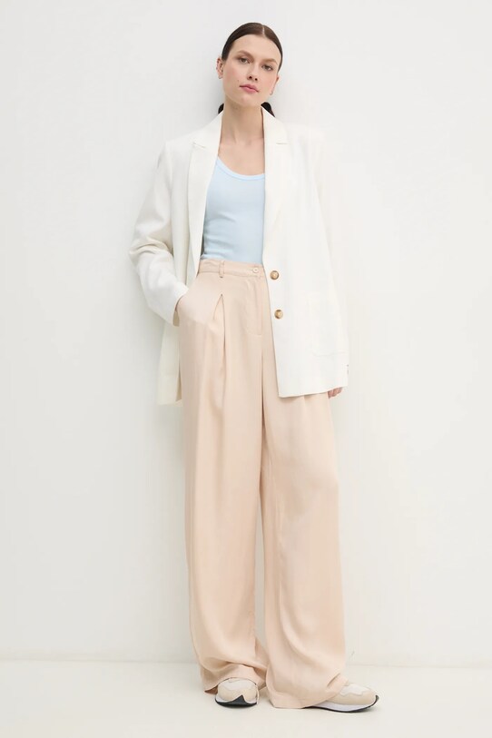 Bavlnený top United Colors of Benetton 3GA2DH010 modrá SS25