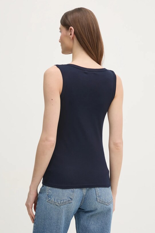 Îmbrăcăminte United Colors of Benetton top din bumbac 3GA2DH010 bleumarin