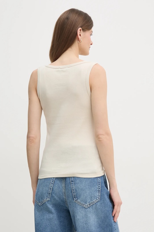 Odzież United Colors of Benetton top bawełniany 3GA2DH010 beżowy