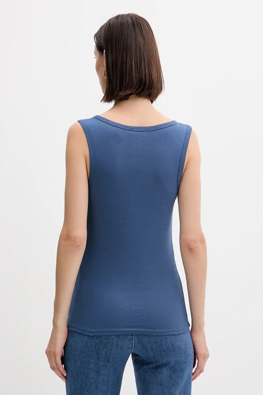 Одежда Хлопковый топ United Colors of Benetton 3GA2DH010 голубой